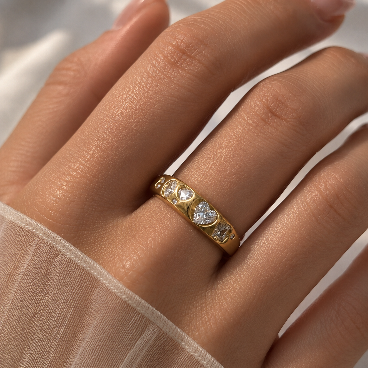 Diamond Scrapbook Ring