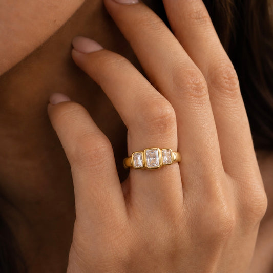 Triple Diamond Ring