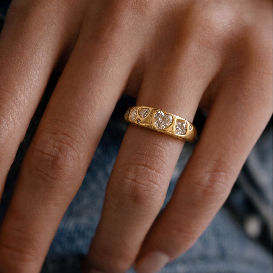 Diamond Scrapbook Ring