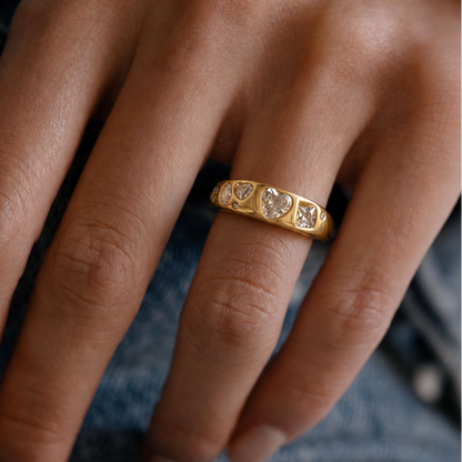 Diamond Scrapbook Ring