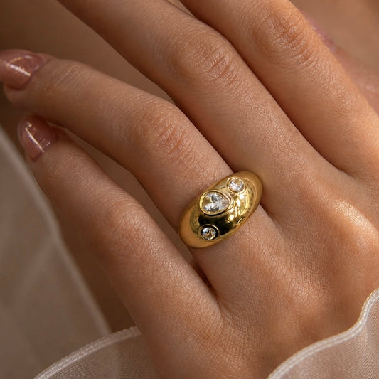 Diana Diamond Dome Ring