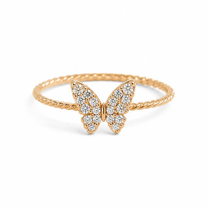 Diamond Wings Ring