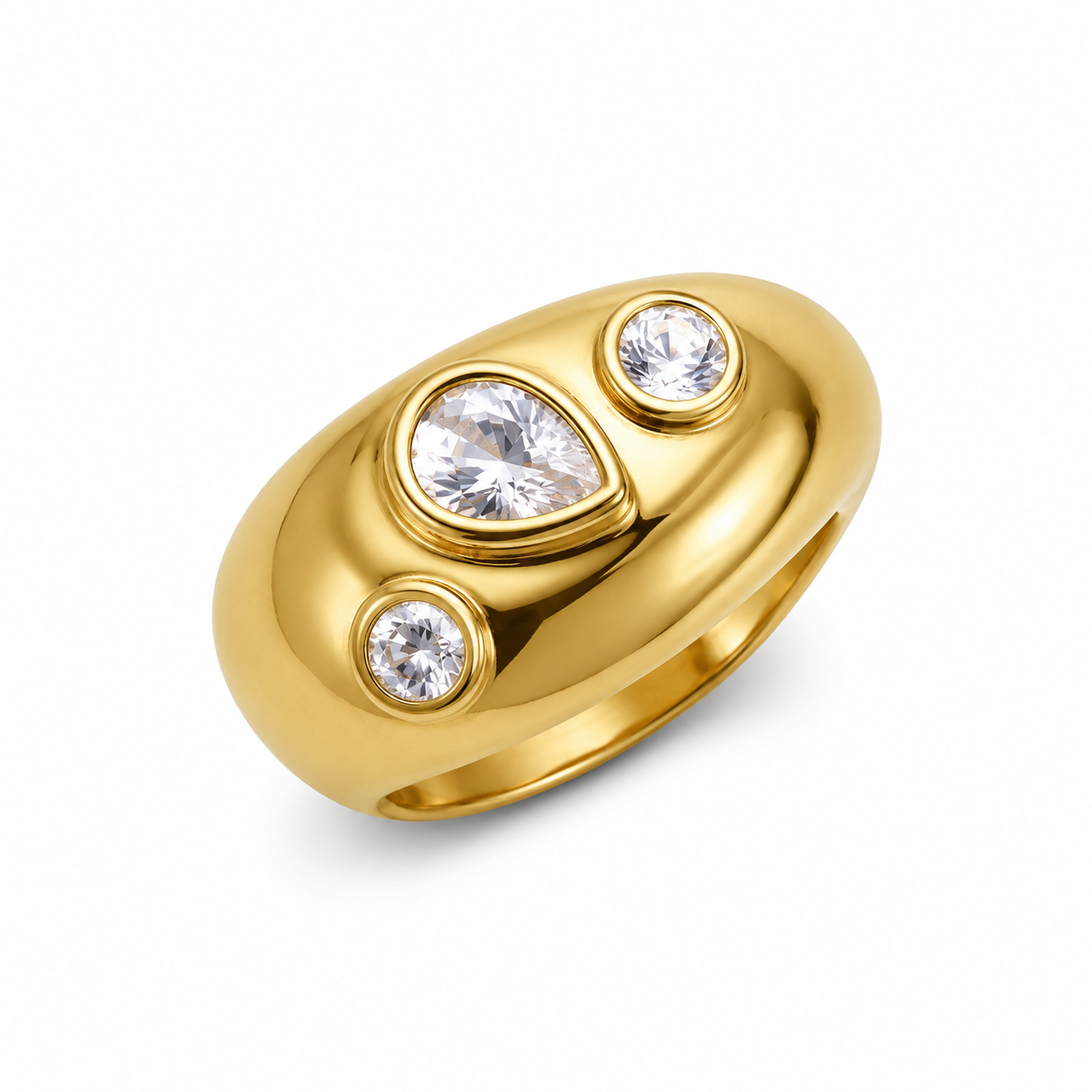 Diana Diamond Dome Ring