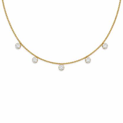 Sleek Diamond Necklace