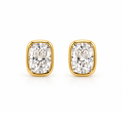 Cushion Cut Diamond Studs