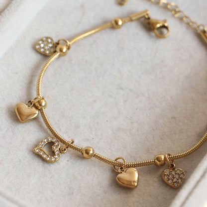 Pixie Heart Charm Bracelet