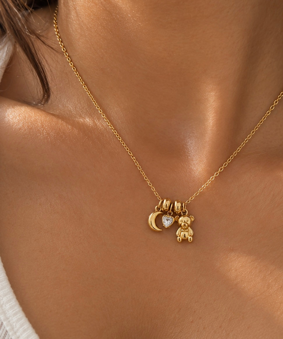 Spoiled Girl's Charm Necklace