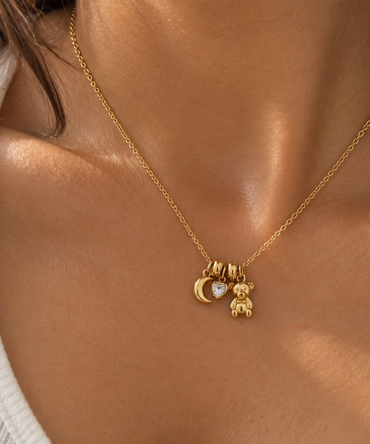 Spoiled Girl's Charm Necklace