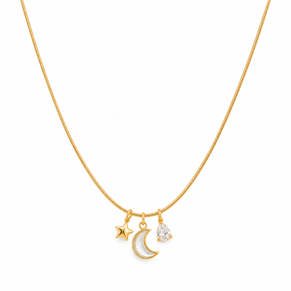 Dainty Celestial Charms Necklace