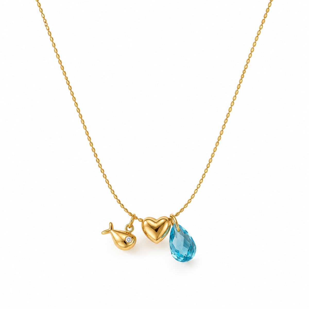 Dainty Bali Charm Necklace