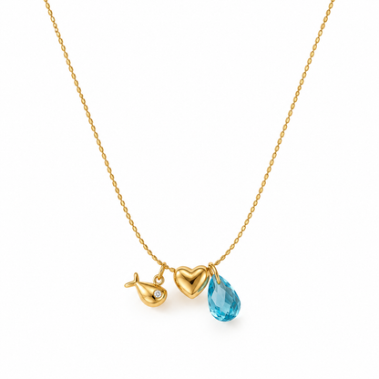 Dainty Bali Charm Necklace