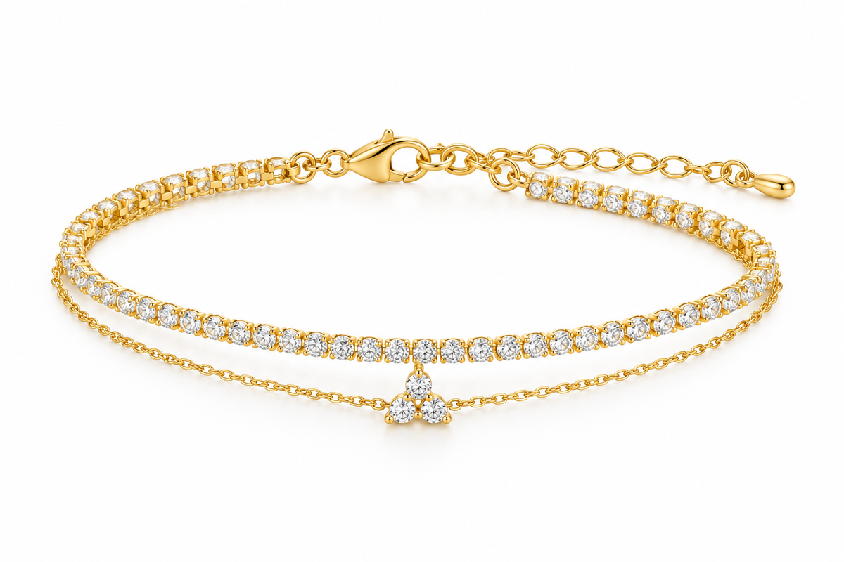 Heather Dual Line Bracelet