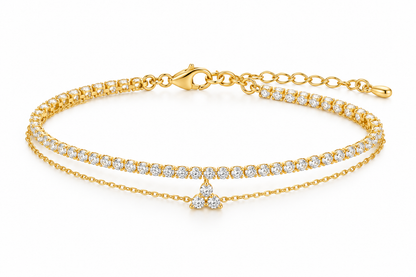 Heather Dual Line Bracelet