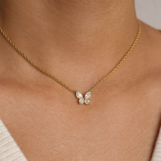 Iced Wings Necklace
