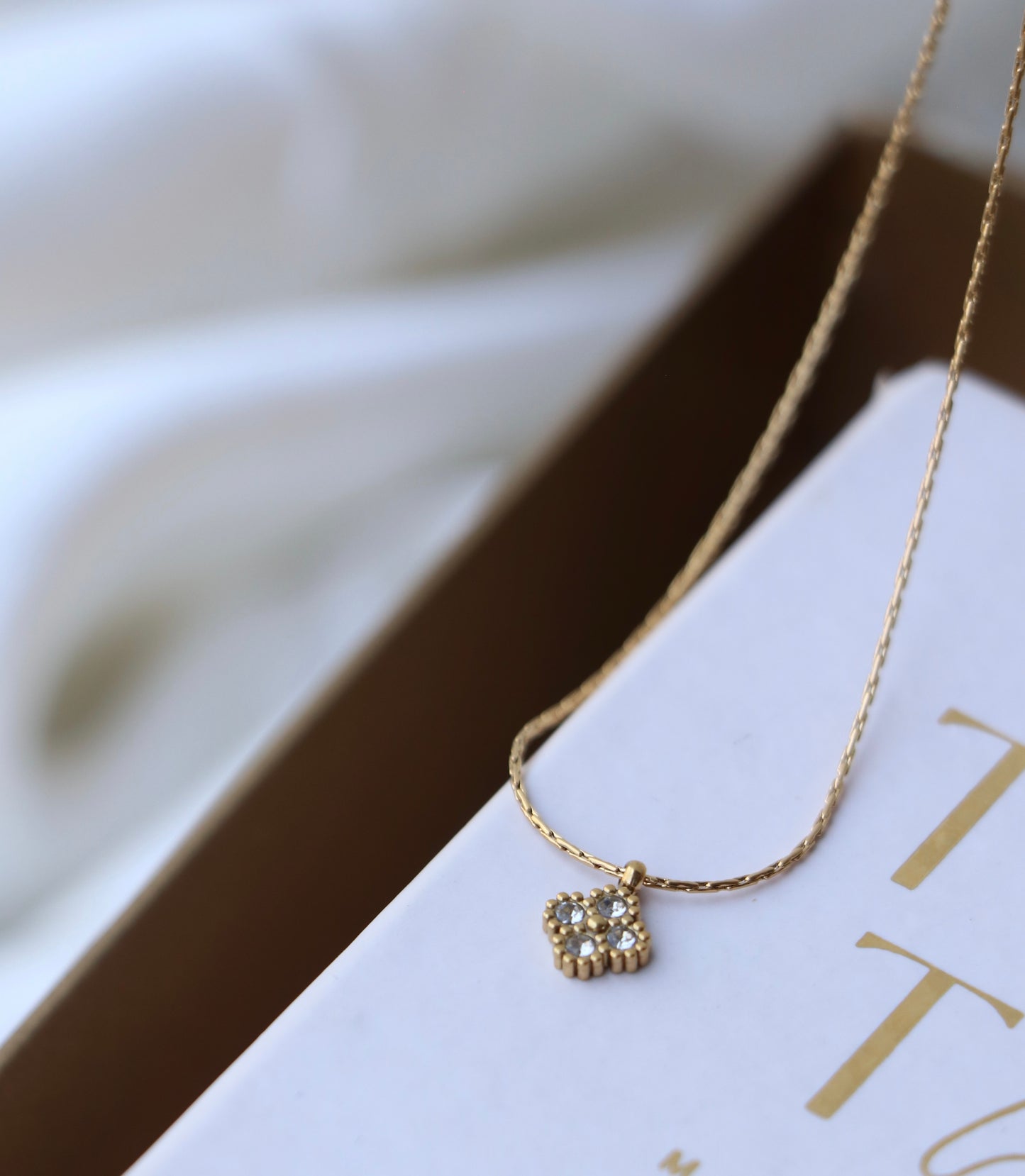 Ira Dainty Zirconia Necklace