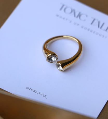 Hazel Zirconia Ring (Adjustable)