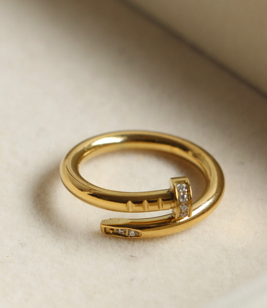 Vienna Zirconia Nail Ring