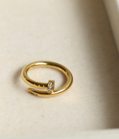 Vienna Zirconia Nail Ring