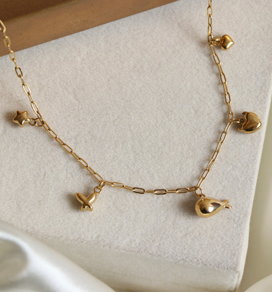 Tanzire Mini Charms Necklace