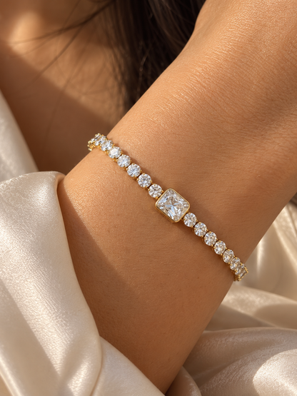 Agustus Tennis Bracelet