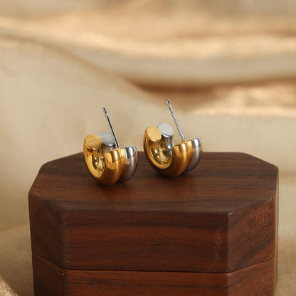 Mini Dual Metal Hoops