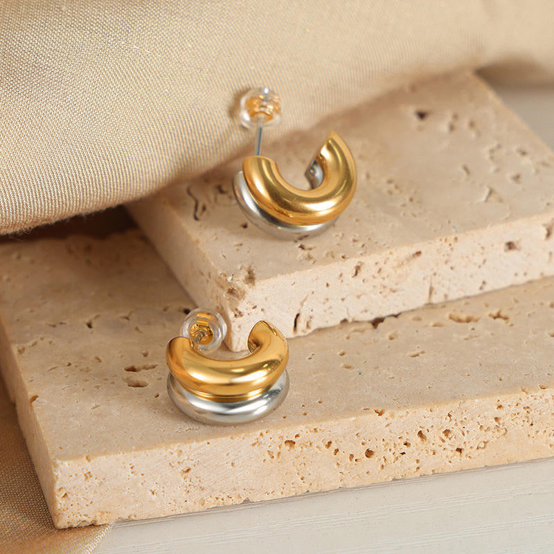 Mini Dual Metal Hoops