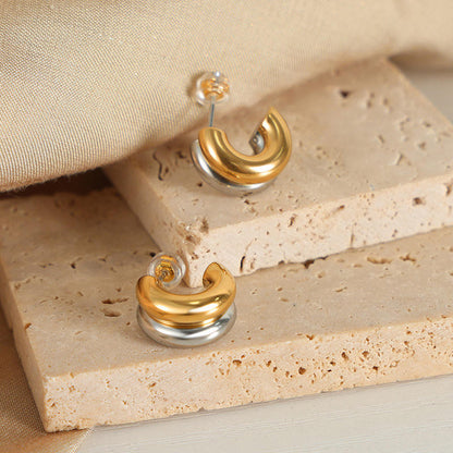 Mini Dual Metal Hoops