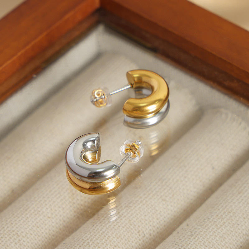 Mini Dual Metal Hoops