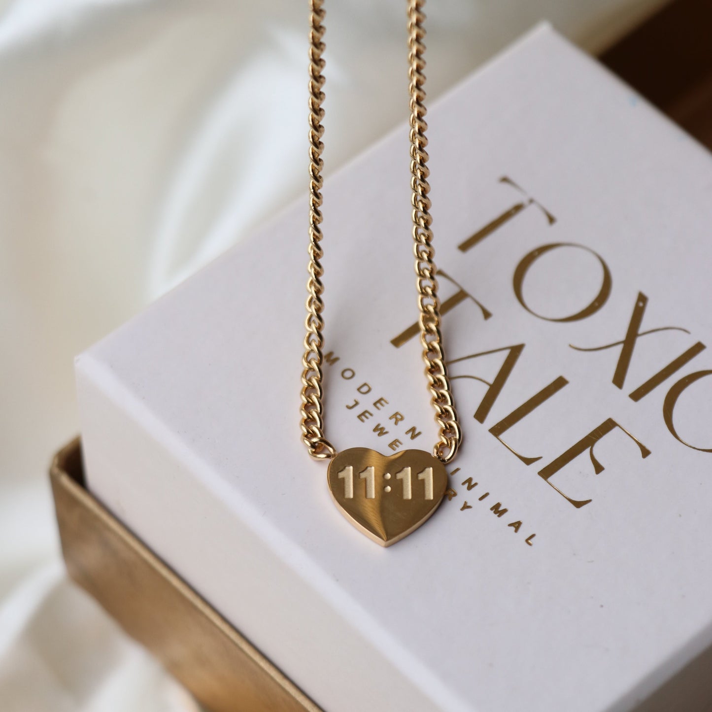 Eleven Eleven Heart Necklace