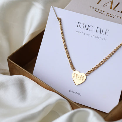 Eleven Eleven Heart Necklace