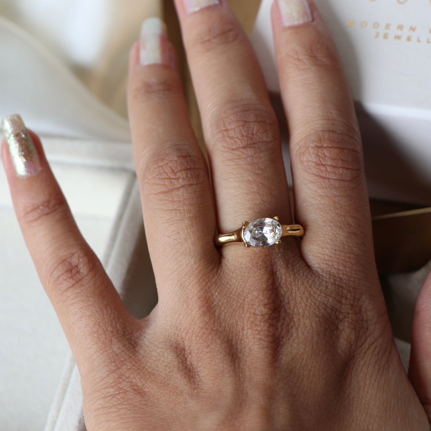 Jacqueline Diamond Ring