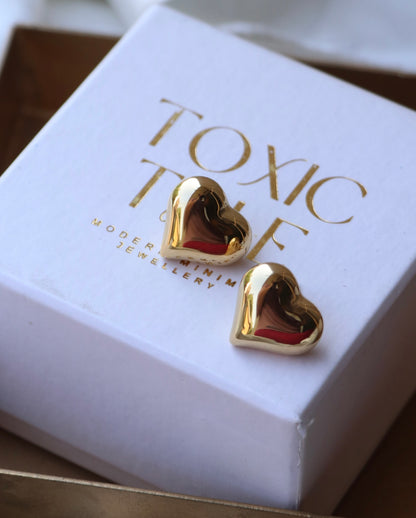 Cupid Heart Studs