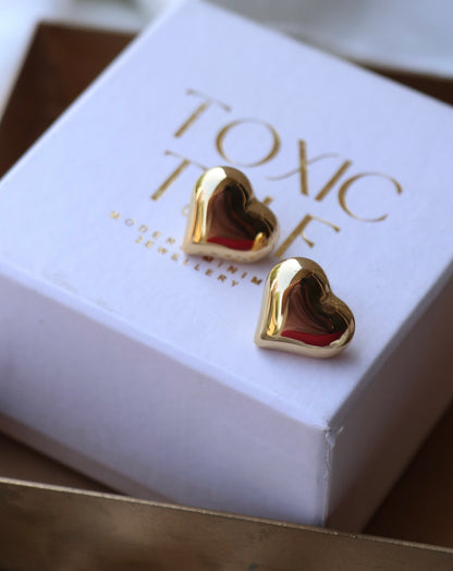 Cupid Heart Studs