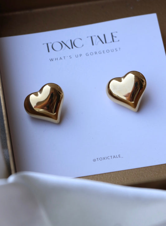 Cupid Heart Studs