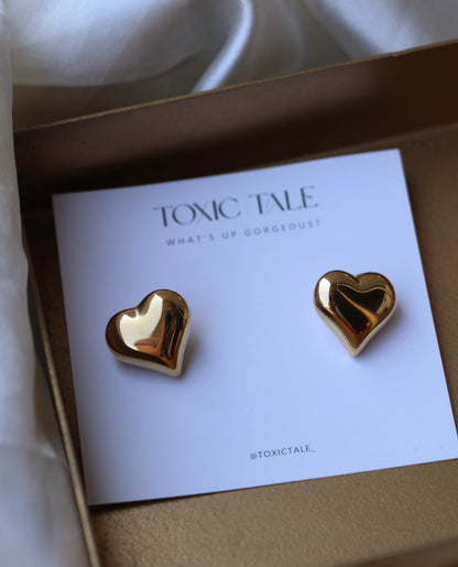 Cupid Heart Studs