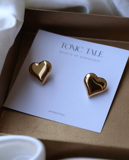 Cupid Heart Studs