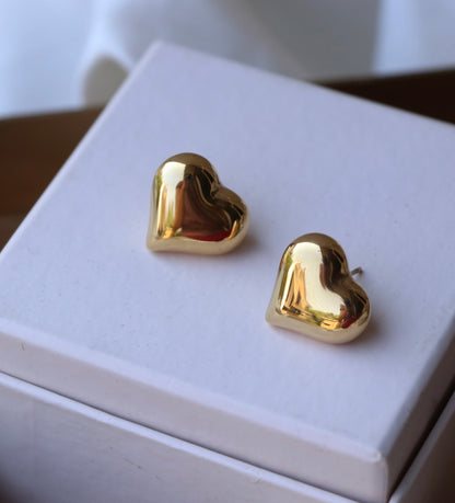 Cupid Heart Studs