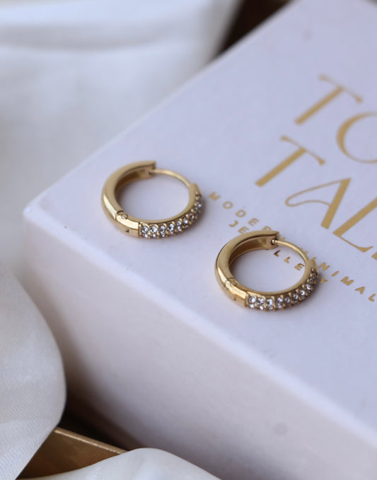 Heather Zirconia Hoops