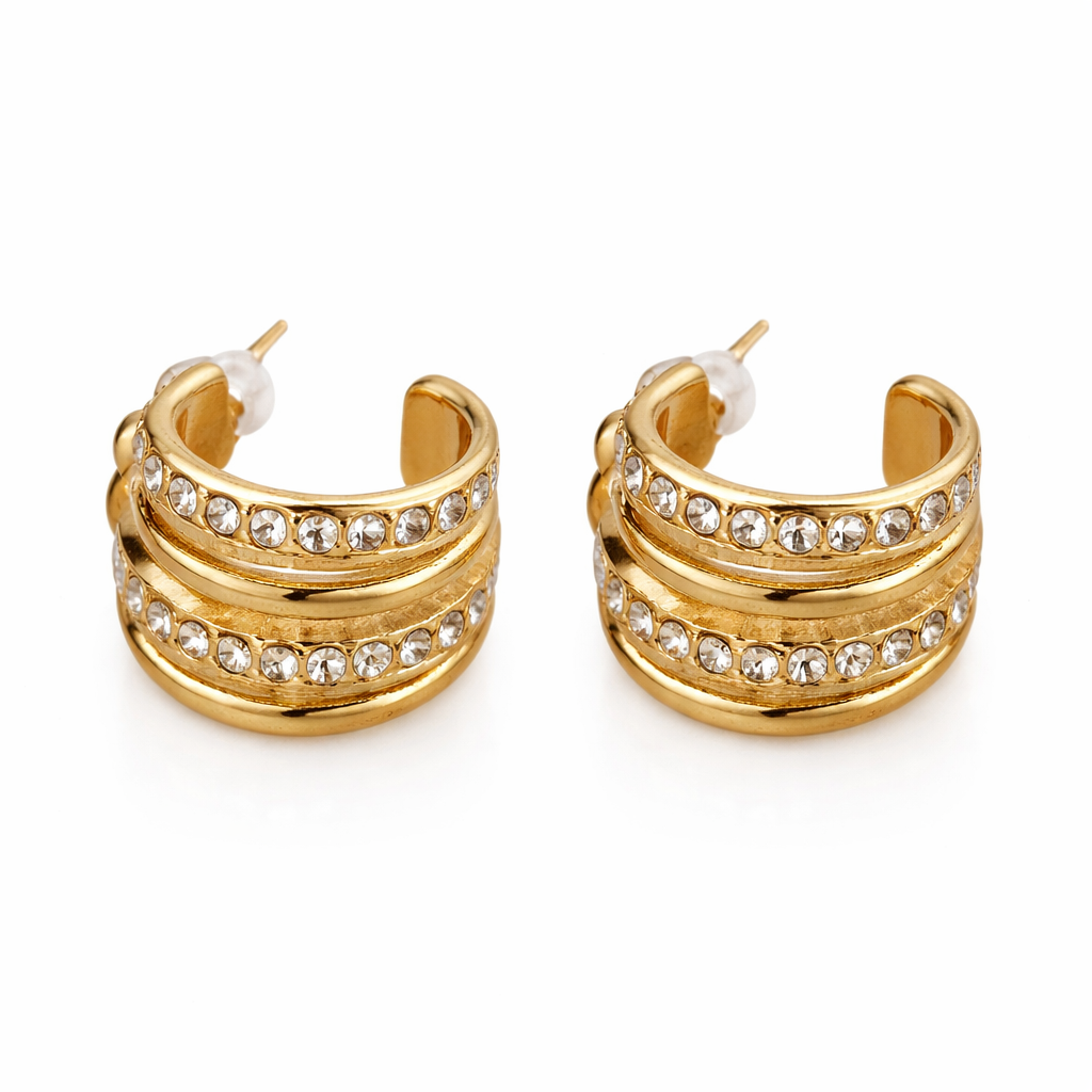 LA Zirconia Hoops