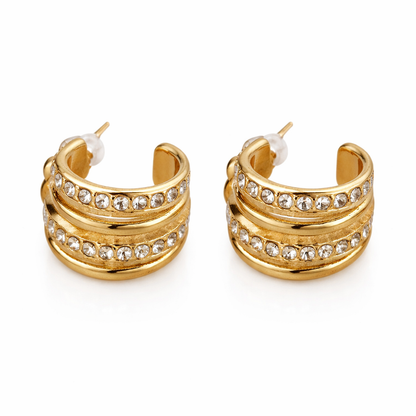 LA Zirconia Hoops