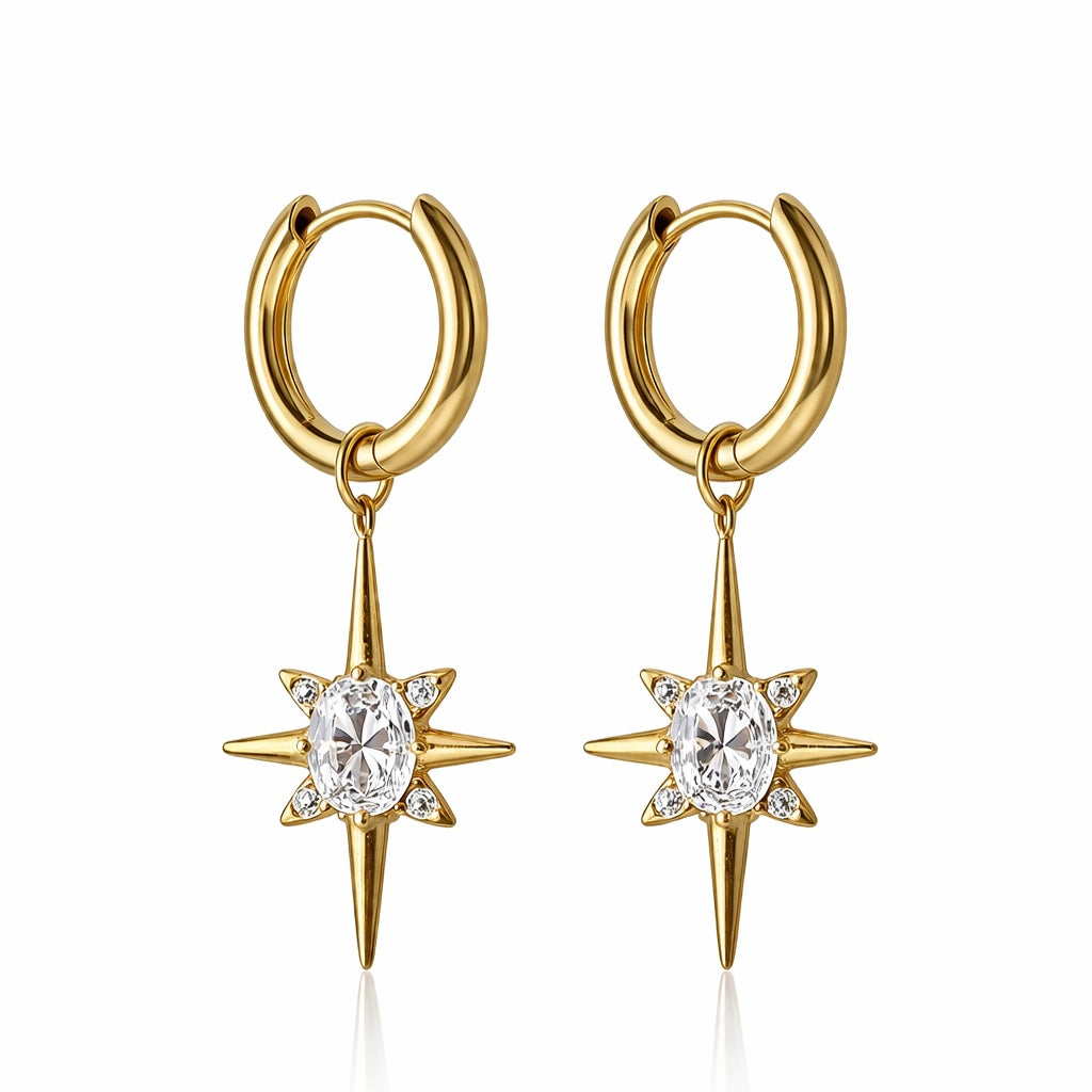 Starlit Diamond Earrings
