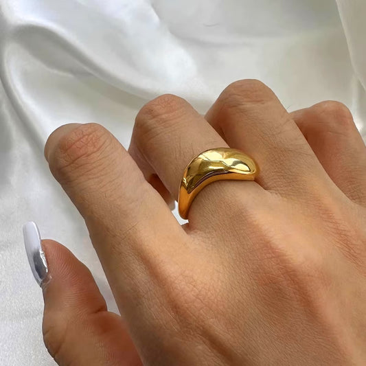 Jade Solid Gold Ring