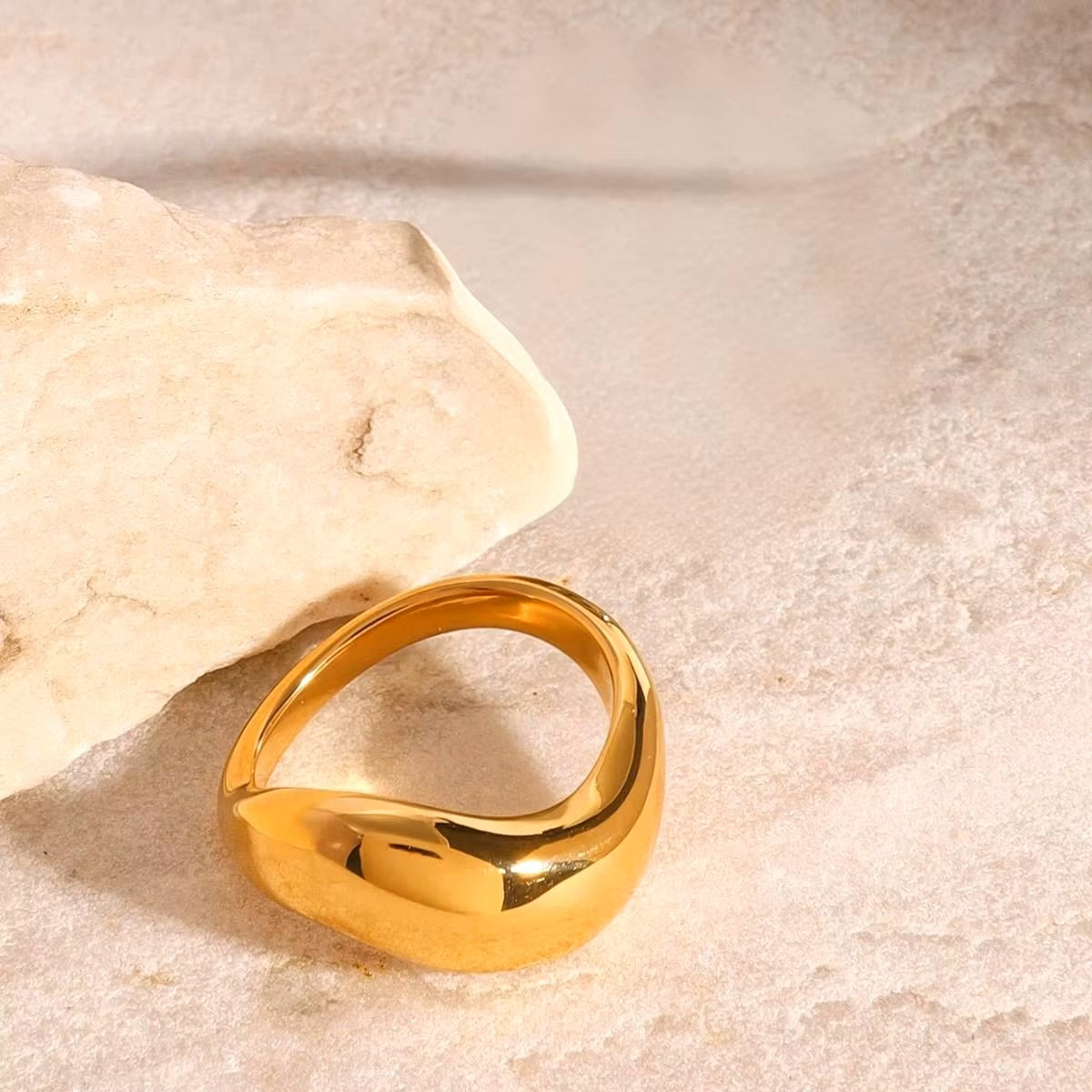 Jade Solid Gold Ring