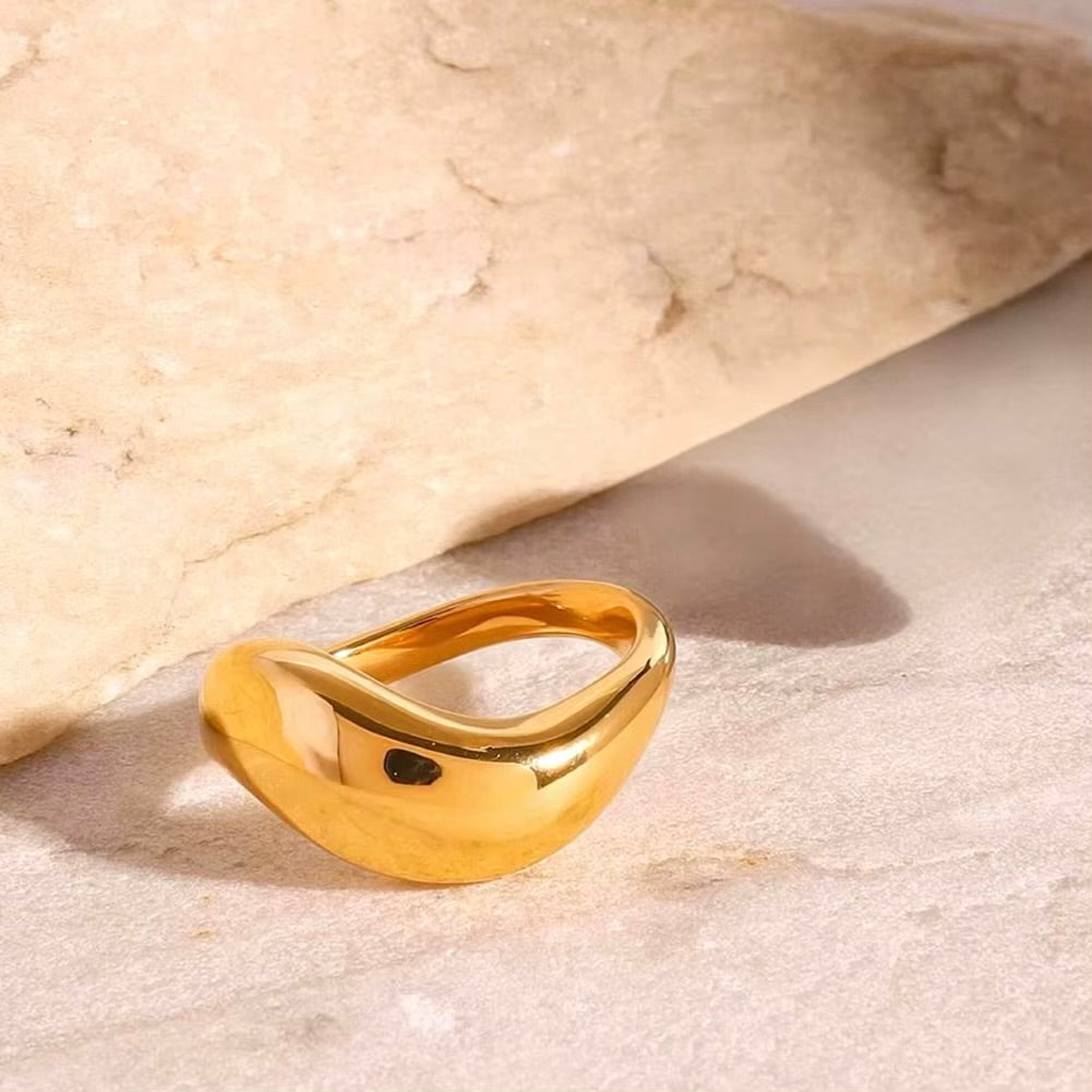 Jade Solid Gold Ring