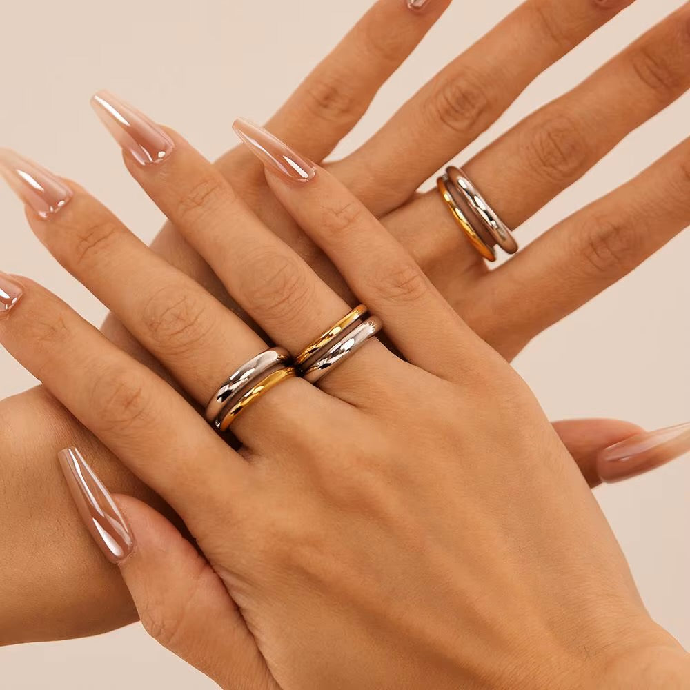 Jeremiah Dual toned Ring