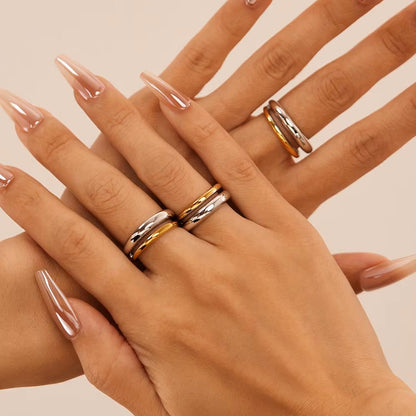 Jeremiah Dual toned Ring