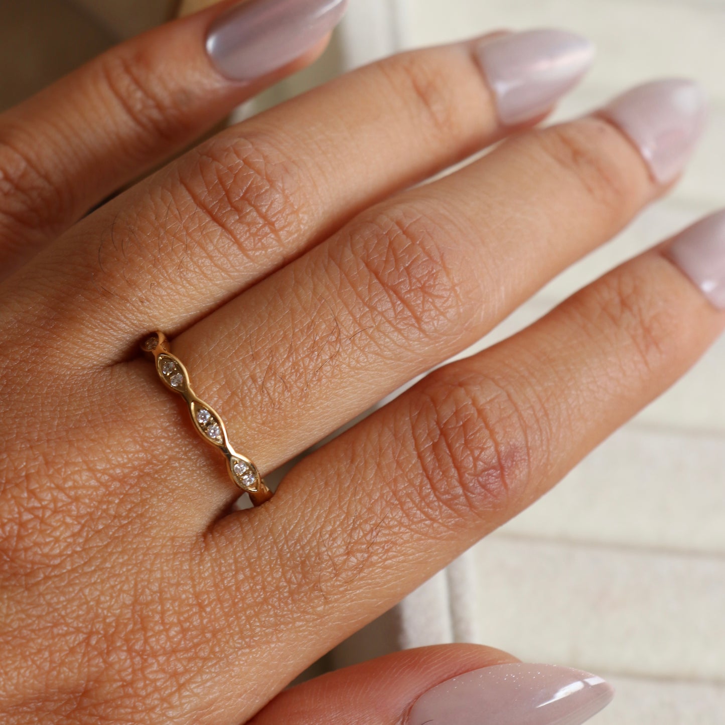 Noor Dainty Band Ring