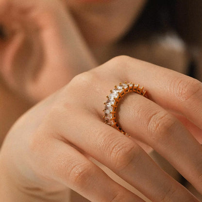 Cinderella Zirconia Band Ring