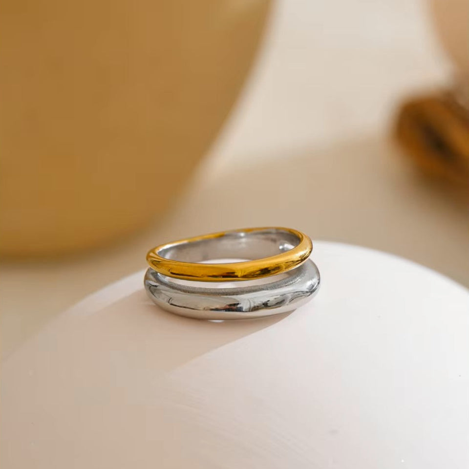 Jeremiah Dual toned Ring