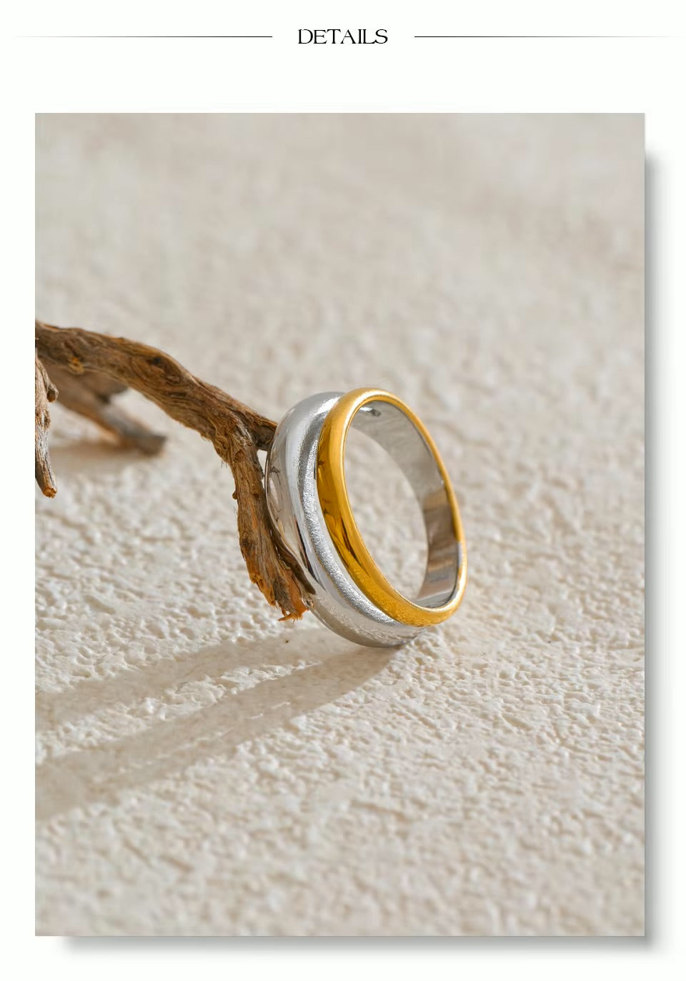 Jeremiah Dual toned Ring